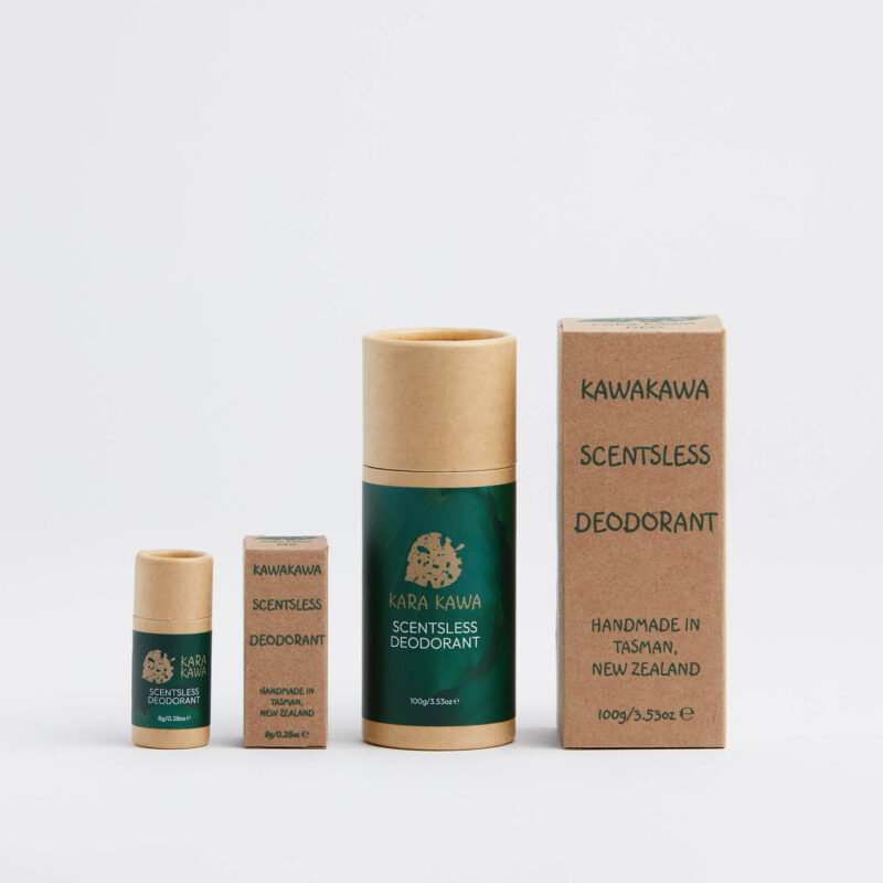 Kawakawa Scentsless Deodorant two sizes
